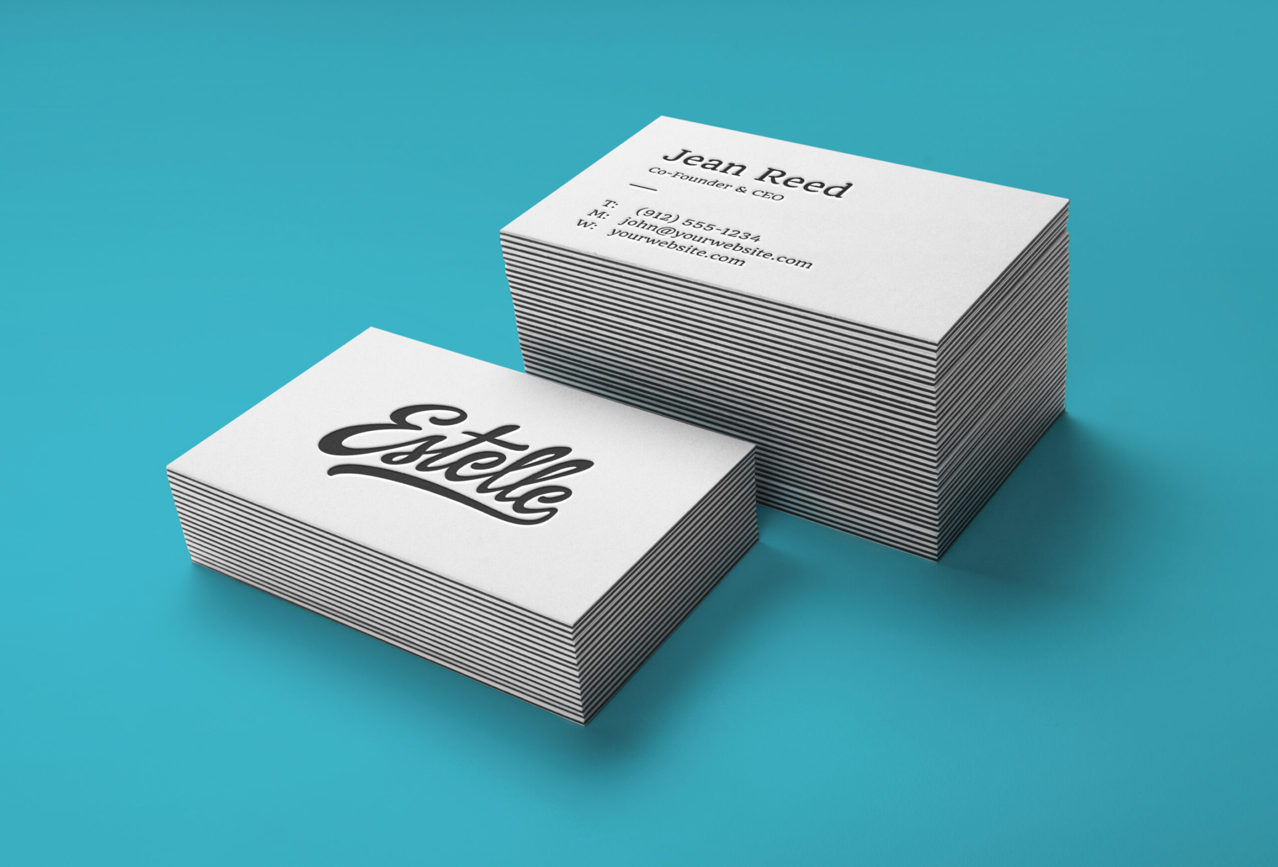 Printed A Business Cards